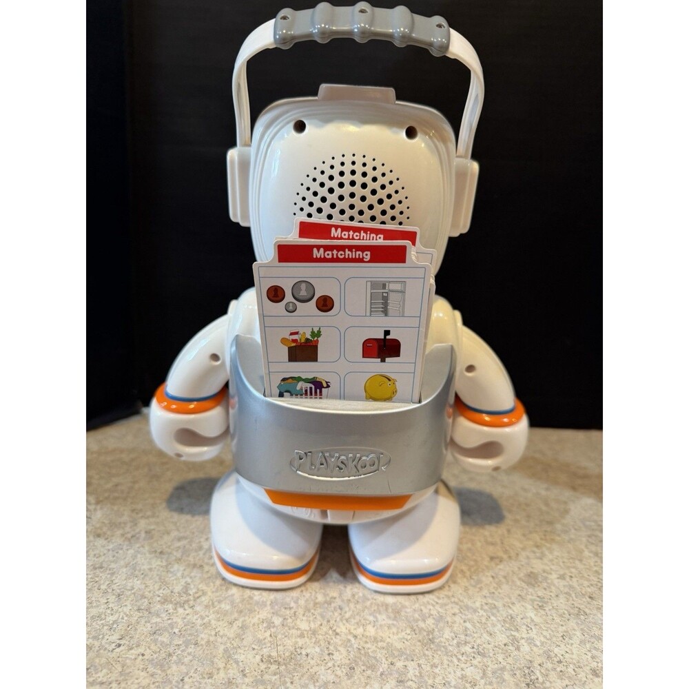 Hasbro Playskool Alphie Learning Robot 2009 with 30 cards works great! - Picture 6 of 7